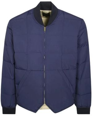 chesapeake's Quilted Bomber Jacket - Blue