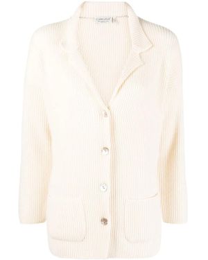 CORTE DI KEL Ribbed-Knit Cardigan - Natural