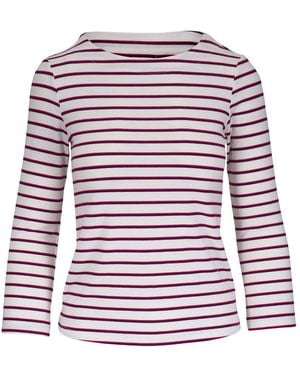 L'Agence ストライプ Tシャツ - レッド