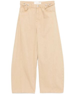 Feng Chen Wang Jeans A Gamba Ampia - Neutro
