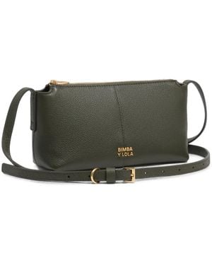 Bimba Y Lola Dark- Leather Mini Bag - Green