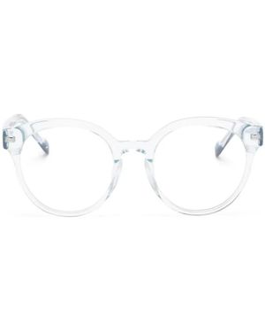 Benetton Brille Mit Rundem Gestell - Weiß