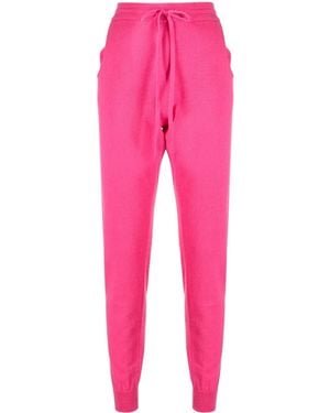 Teddy Cashmere Milano Cashmere Track Trousers - Pink
