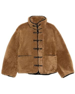 Rohe Toggle-Fastening Pocket Jacket - Brown