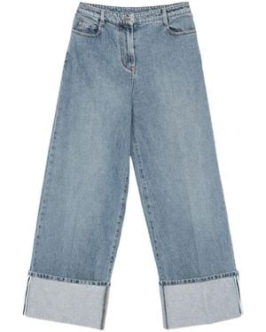 N°21 Turn-Up Cuff Jeans - Blue