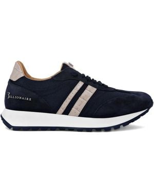 Billionaire Panelled Trainers - Blue