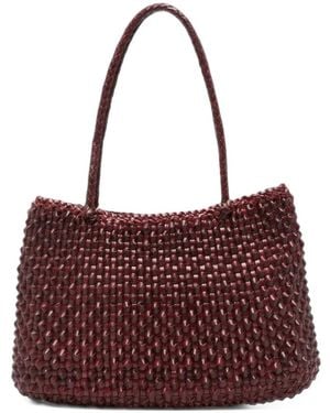 Dragon Diffusion S.Croce Cactus Bordo Shoulder Bag - Purple
