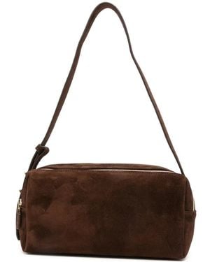 Elleme Trousse Suede Cross Body Bag - Brown