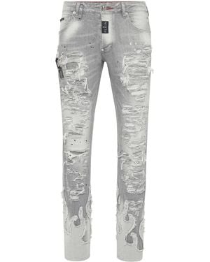 Philipp Plein Rock Star Jeans - Grey