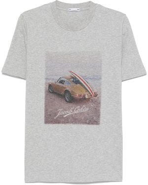 Jacob Cohen Graphic-Print T-Shirt - Grey