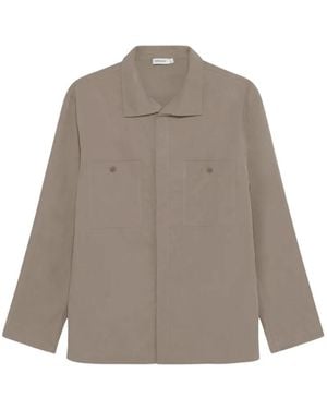Jonathan Simkhai Sean Patch-Pocket Shirt Jacket - Natural
