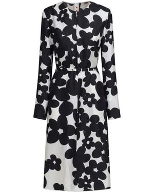 Marni Dilles Print Silk Dress - Black