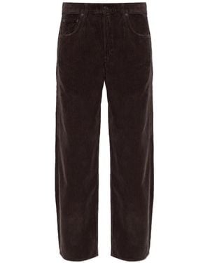 Agolde Low Curve Cordhose - Braun