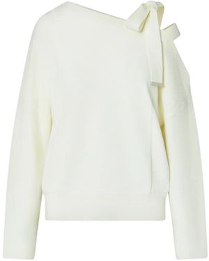 Liu Jo Sweater With Bow - White
