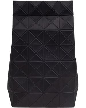 Issey Miyake Mochila Con Motivo Geométrico - Negro