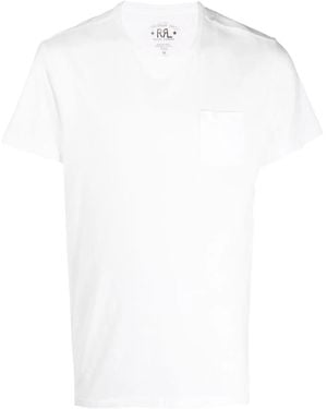 RRL T-Shirt Mit Brusttasche - Weiß
