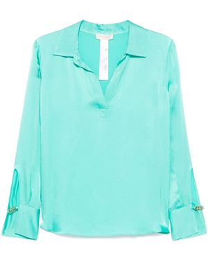 Twinset Satin Blouse - Blue