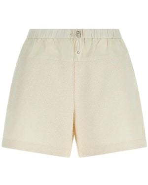 Moncler Drawstring Shorts - Natural