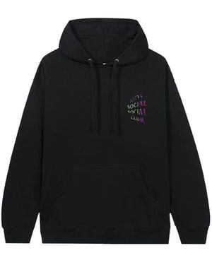 ANTI SOCIAL SOCIAL CLUB Fuzzy Connection Hoodie - Black
