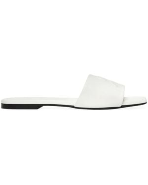 Courreges Shadow Sandals - White