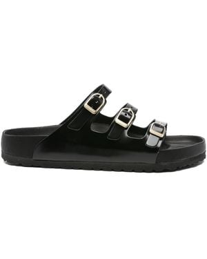 Birkenstock Florida Fresh Sandalen Mit Dreifachschnalle - Schwarz