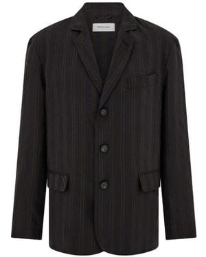 Ferragamo Single Breasted Blazer - Black