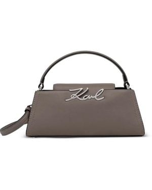 KARL LAGERFELD Karl Signature Umhängetasche - Braun