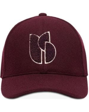 Ba&sh Wool-Blend Cap - Purple