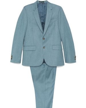 Paul Smith Mélange-Effect Suit - Blue