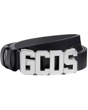 Gcds Gürtel Aus Leder - Schwarz