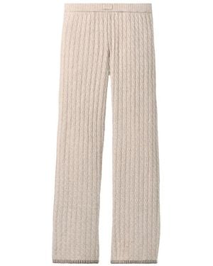 UGG Rylynn Cable-Knit Pants - White