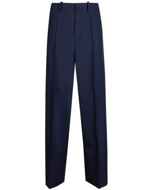 Marni Pressed-Crease Tailored Pants - Blue