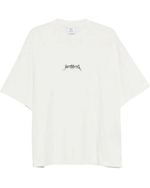 Vetements Cotton T-Shirt - White