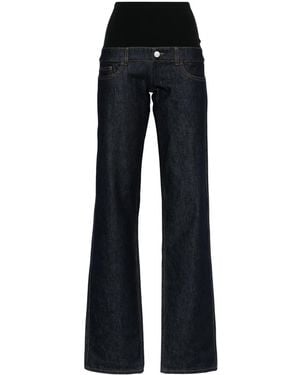 Coperni Jersey Hybrid Jeans - Blue