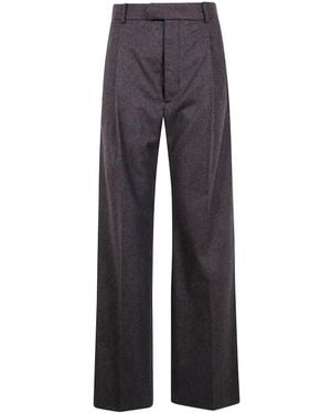 Carven Pantalon À Détail Plissé - Blue
