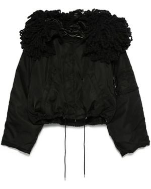 Stella McCartney Plumífero de tejido aislante - Negro