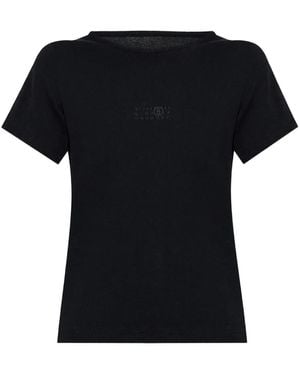 MM6 by Maison Margiela Short-Sleeve T-Shirt - Black