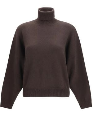 Brunello Cucinelli Cashmere Turtleneck Jumper - Brown