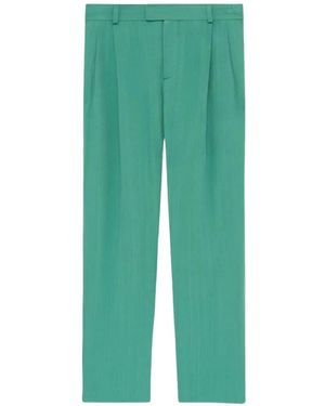 Drole de Monsieur Pleated Trousers - Green