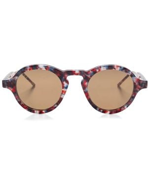 Thom Browne Gafas De Sol Ues926A Con Montura Redonda - Rosa