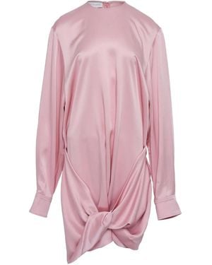 Stella McCartney Twist-Detail Mini Dress - Pink