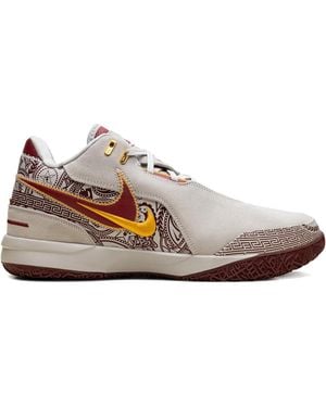 Nike Lebron Nxxt Gen Ampd Ep Printed Low-Top Sneakers - Brown