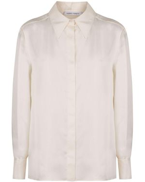 Alberta Ferretti Silk Shirt - White