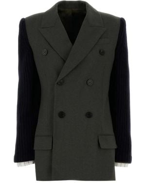 Jean Paul Gaultier Double-Breasted Blazer - Black