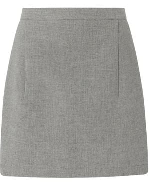 Pinko Minirock mit Falten - Grau