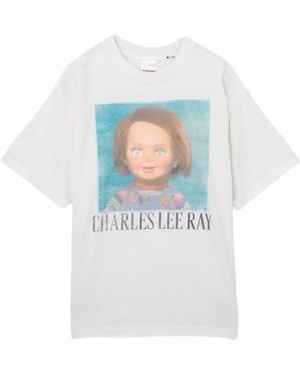SAINT Mxxxxxx Graphic-Print T-Shirt - White