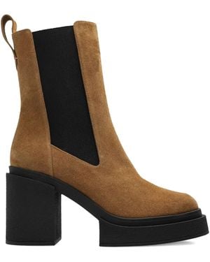 NODALETO Bottines À Plateforme - Noir