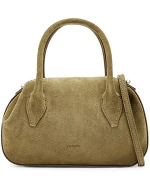 Yuzefi Mini Oyster Suede Tote Bag - Metallic
