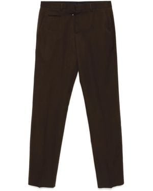 Paul Smith Gabardine-Weave Trousers - Black