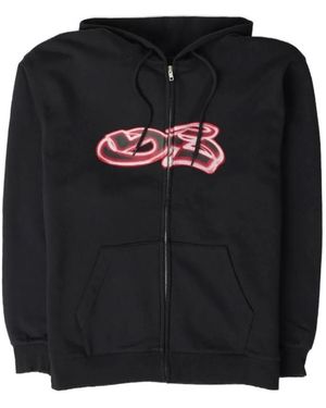 Yardsale Graphic-Print Hoodie - Black